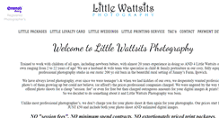 Desktop Screenshot of littlewattsitsphotography.com