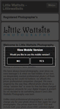 Mobile Screenshot of littlewattsitsphotography.com